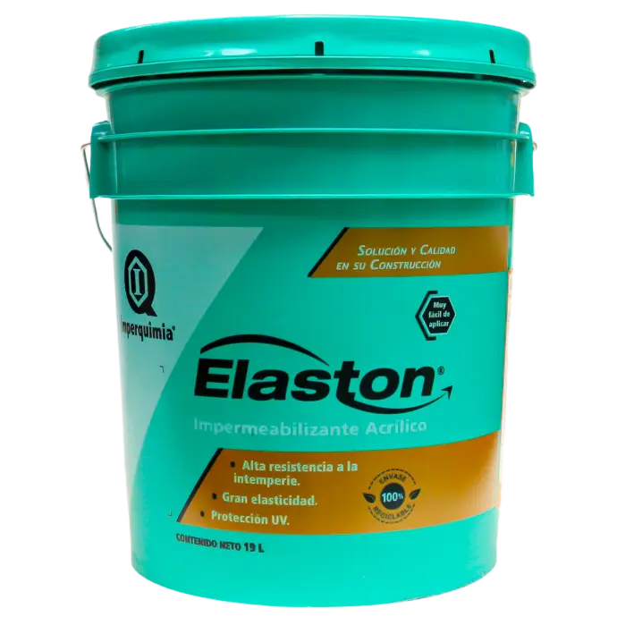 ELASTON 4  ROJO FIBRATADO, 19LT 