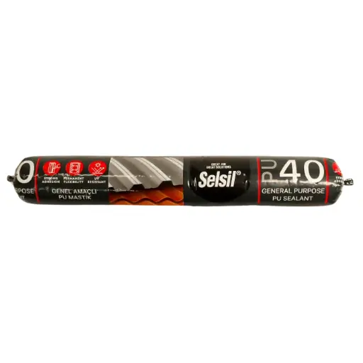 [15585] SELSIL SEALANT PU40 SHORE GREY  / 600ML