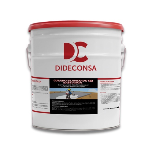 [C-1234CB] CURADOR BLANCO DC 123 BASE AGUA- CUBETA